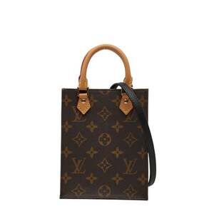LOUIS VUITTON Brown Monogram Leather Shoulder Bag